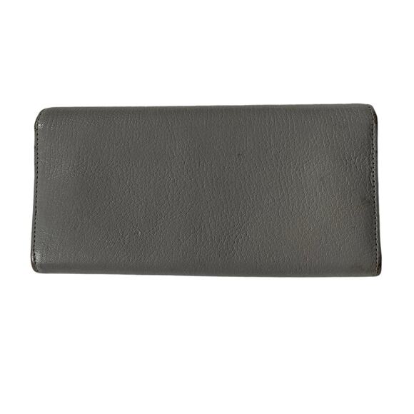 Givenchy Pandora Continental Wallet Pebbled Leather Gray - Picture 2 of 13